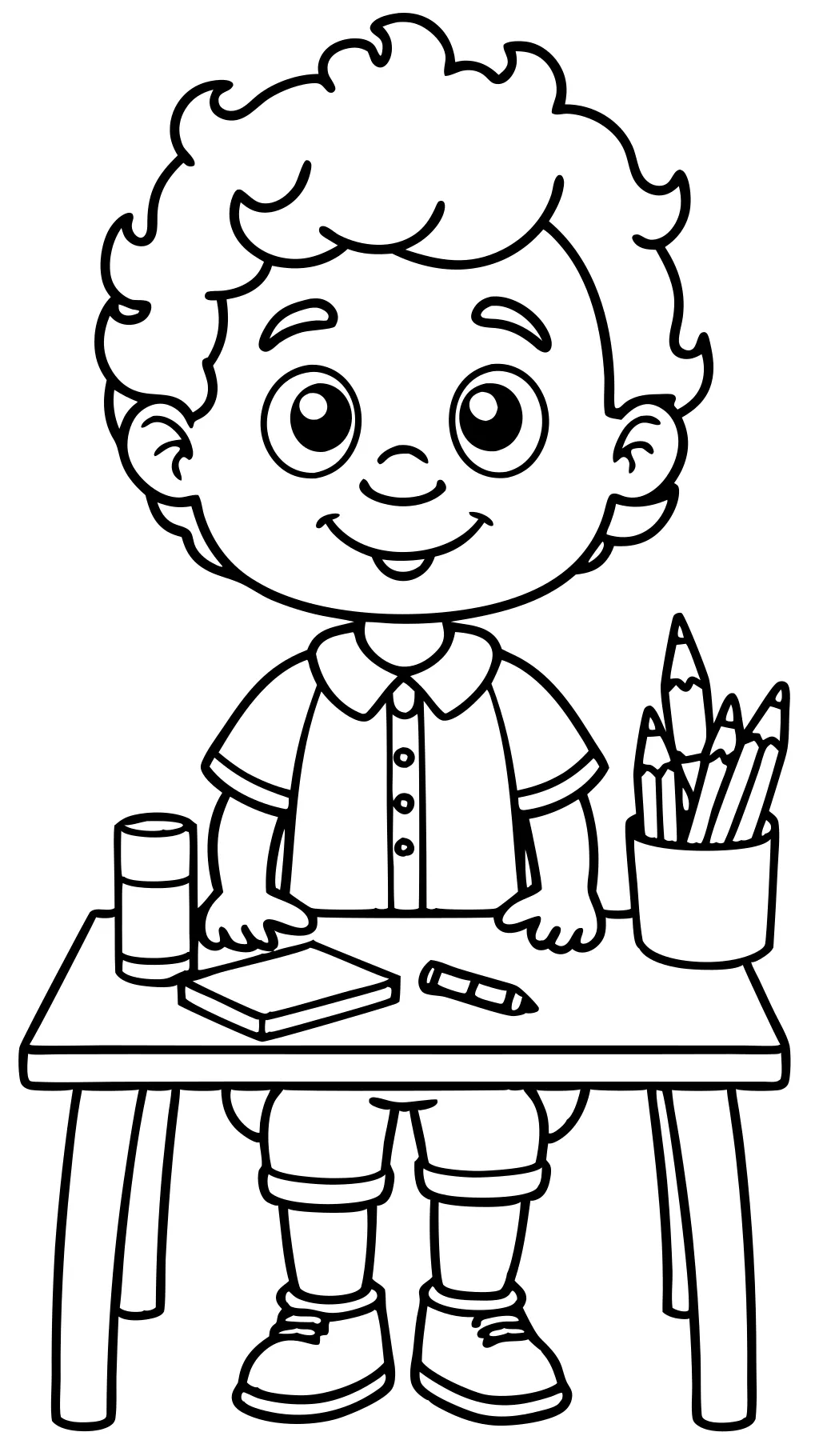 boy coloring pages